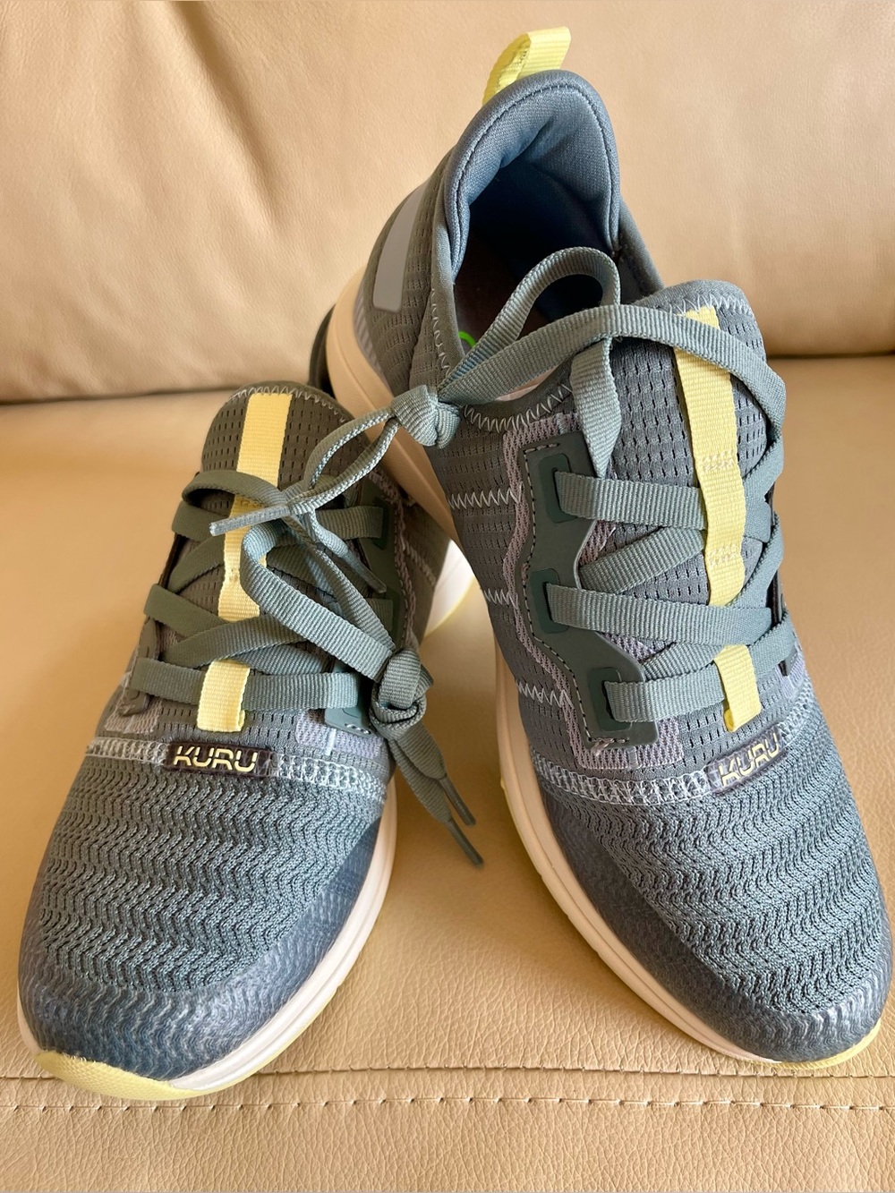 NIB KURU. STRIDE MOVE PREMIUM ORTHOTIC WALKING SHOE BLUE HAZE WOMENS SIZE 7.5